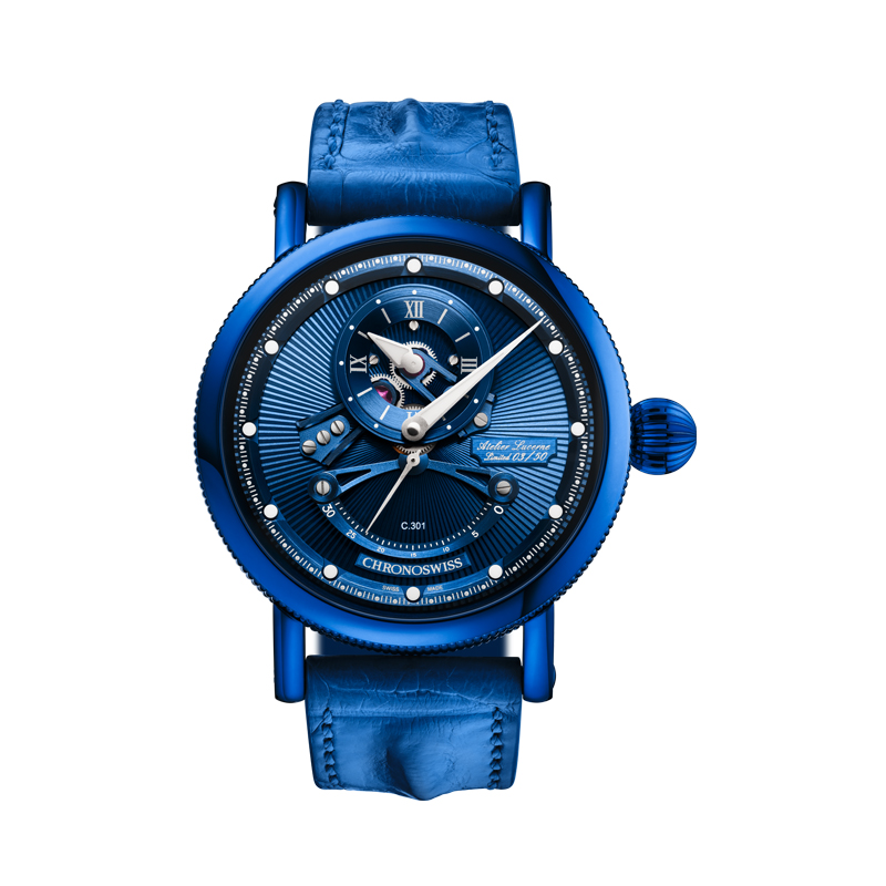 Chronoswiss – Open Gear Resec Electric Blue